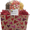 brown with hearts